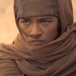 screenshot from Dune showing Zendaya as a Dune character I forgot the name of already